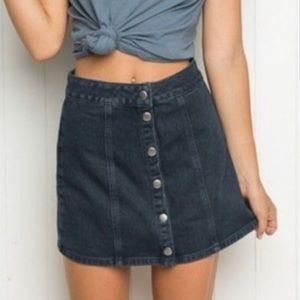 ✨SOLD ✨ Brandy Melville Denim Skirt